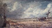 John Constable Spring:East Bergholt Common oil